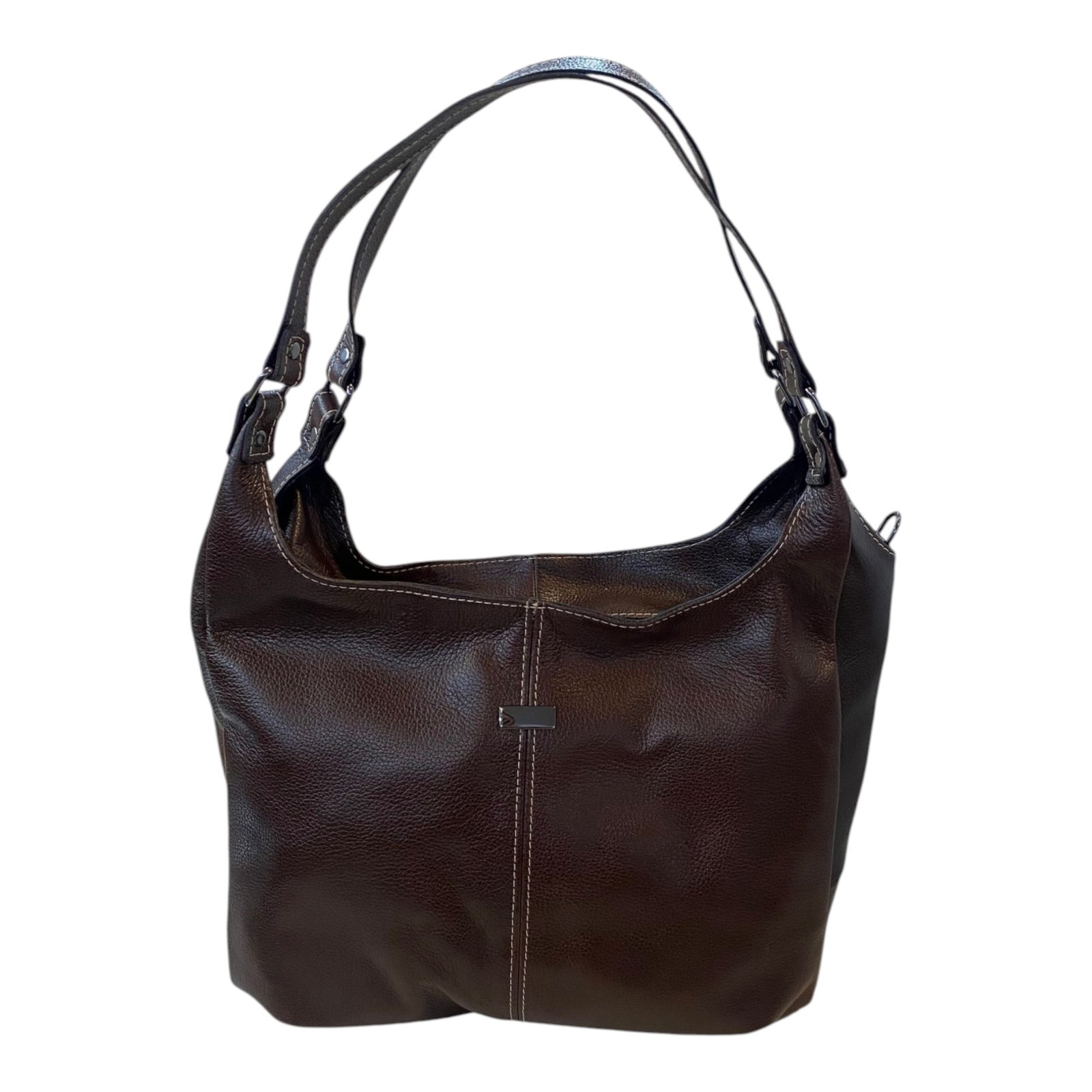 Bolsa Feminina Hobo Couro Legítimo Ombro E Transversal Luxo - Imagem 48