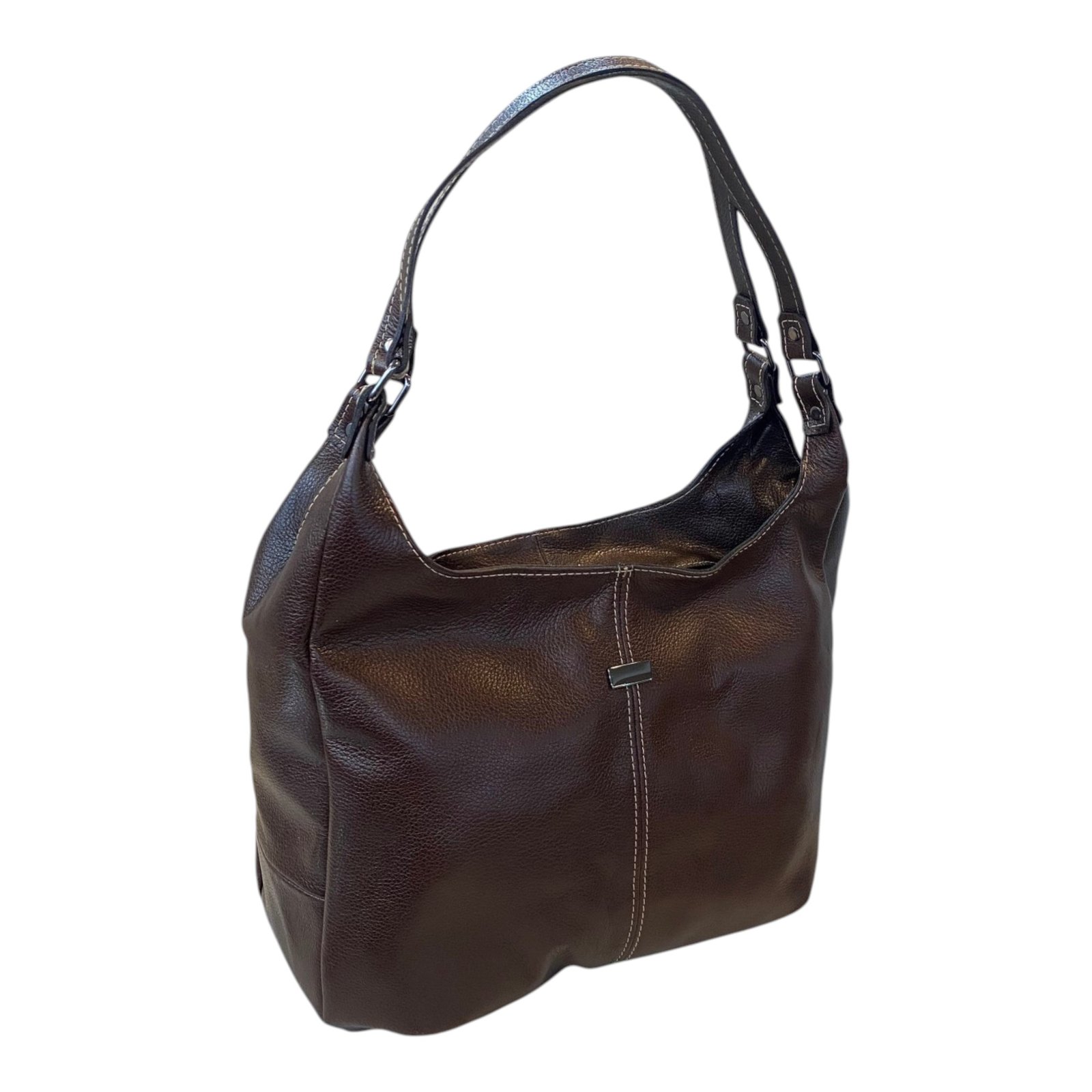 Bolsa Feminina Hobo Couro Legítimo Ombro E Transversal Luxo - Imagem 47