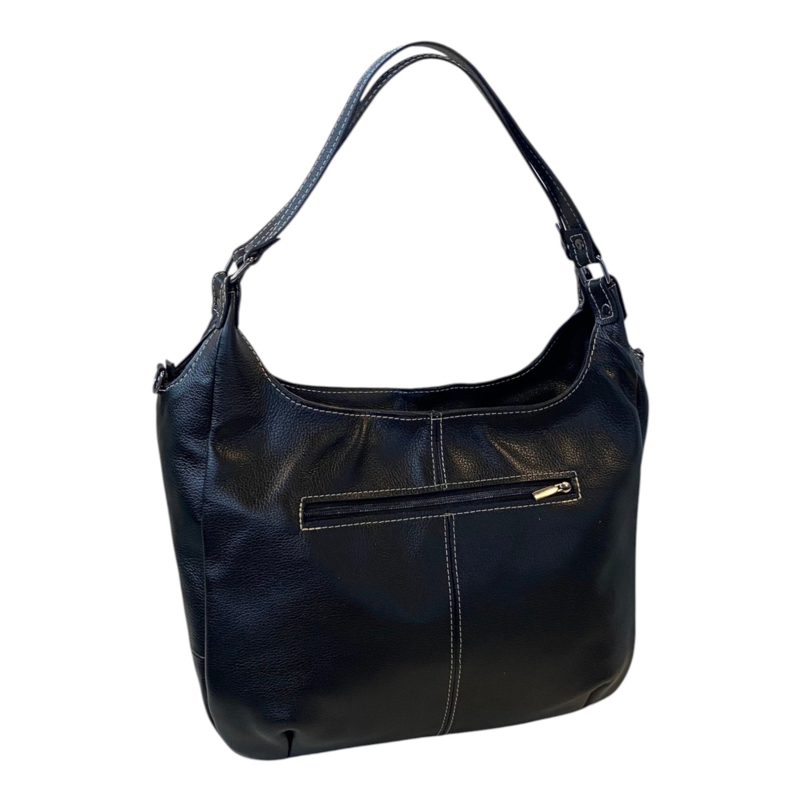 Bolsa Feminina Hobo Couro Legítimo Ombro E Transversal Luxo - Imagem 40