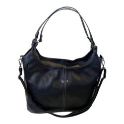 Bolsa Feminina Hobo Couro Legítimo Ombro E Transversal Luxo