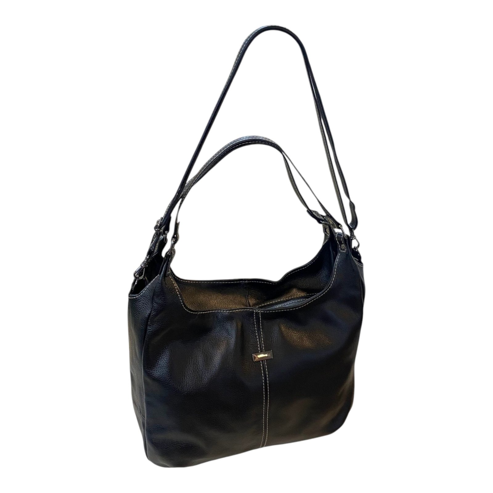 Bolsa Feminina Hobo Couro Legítimo Ombro E Transversal Luxo - Imagem 36