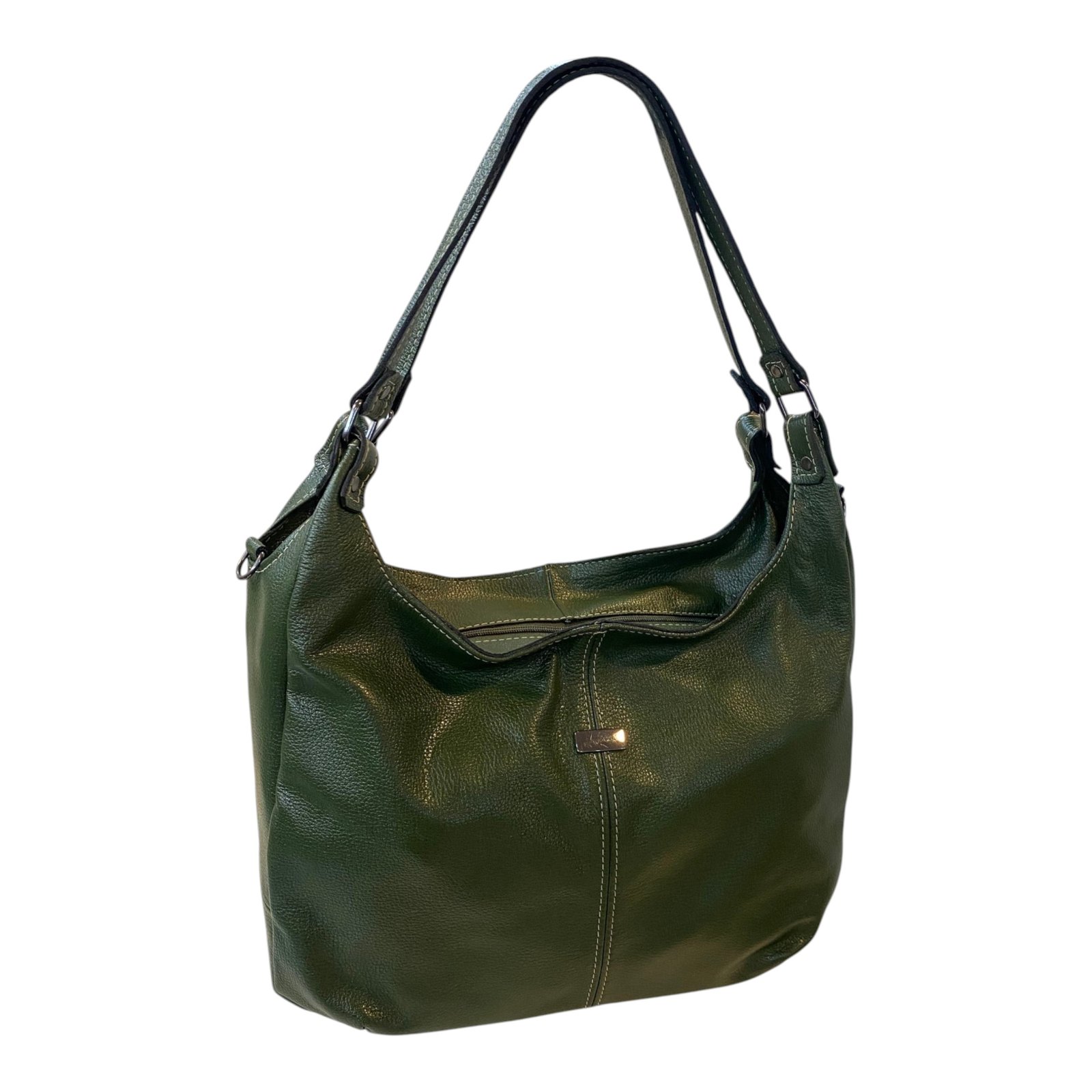 Bolsa Feminina Hobo Couro Legítimo Ombro E Transversal Luxo - Imagem 30