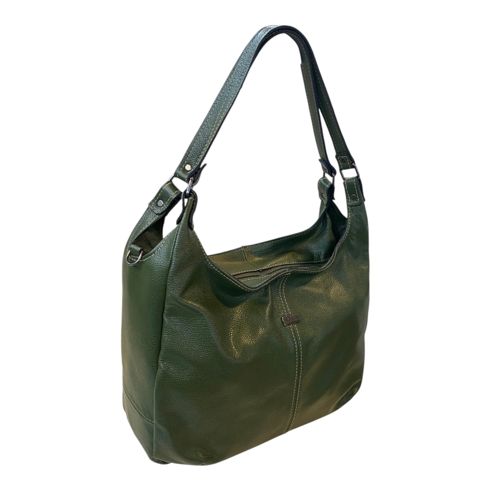 Bolsa Feminina Hobo Couro Legítimo Ombro E Transversal Luxo - Imagem 29