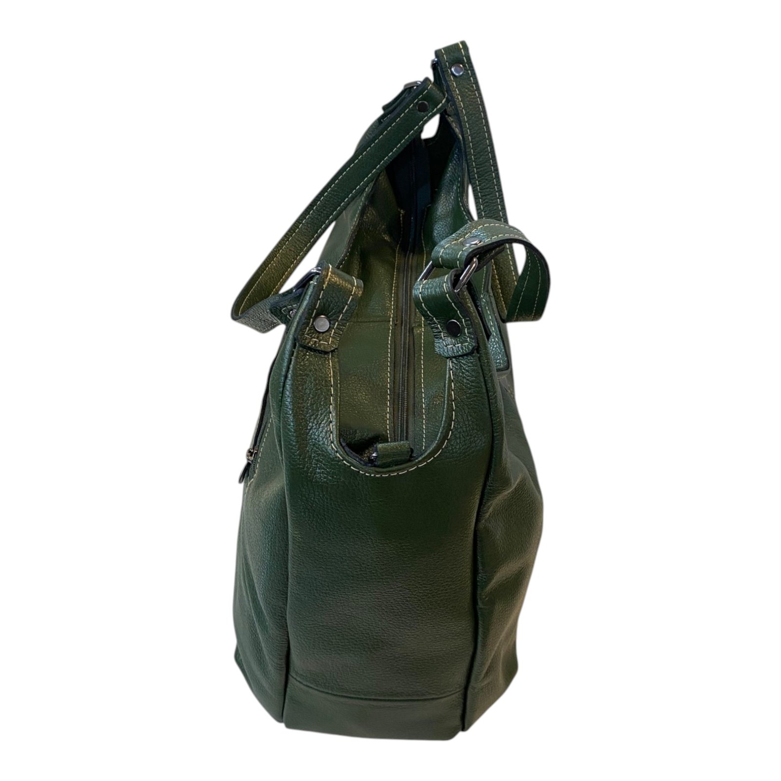 Bolsa Feminina Hobo Couro Legítimo Ombro E Transversal Luxo - Imagem 28