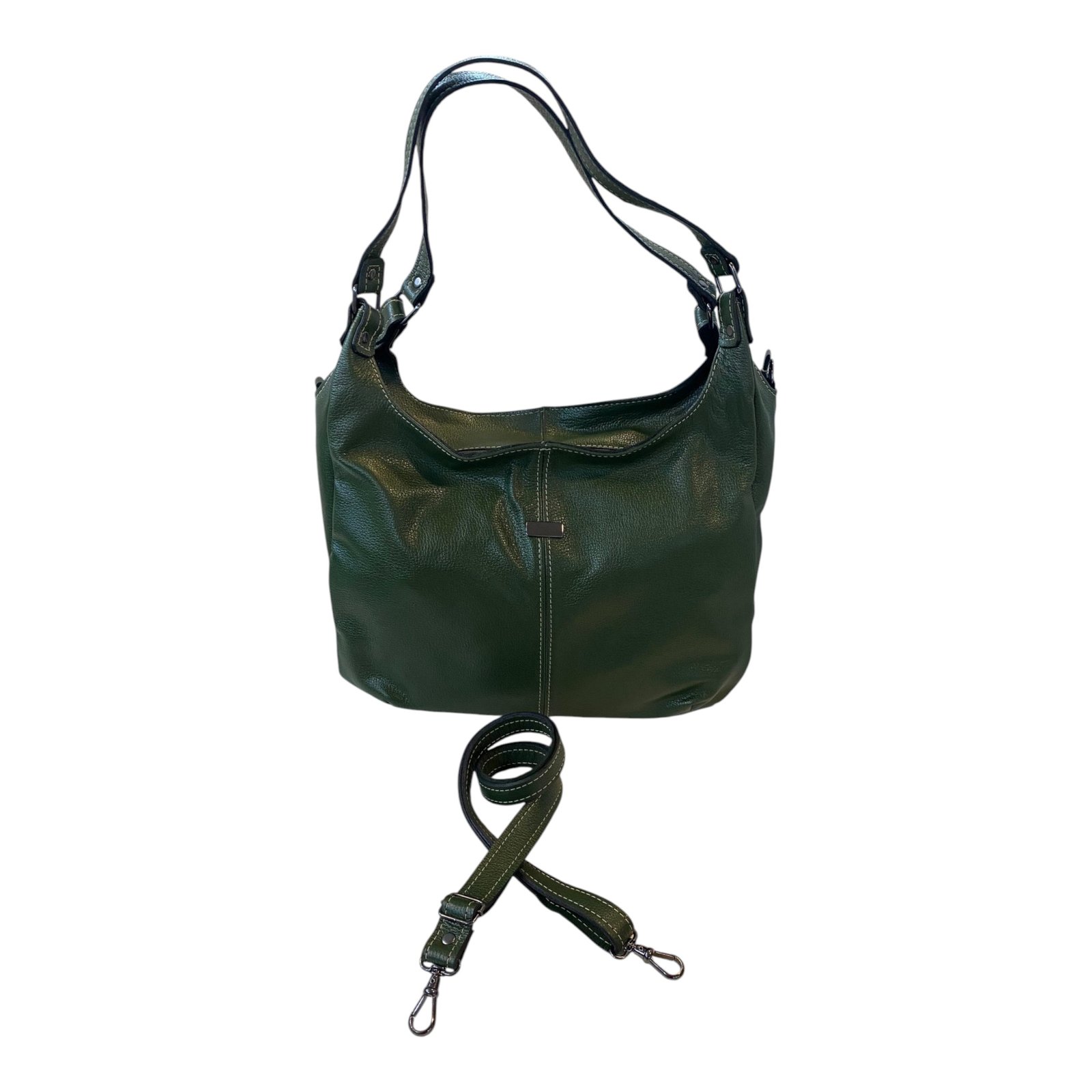 Bolsa Feminina Hobo Couro Legítimo Ombro E Transversal Luxo - Imagem 26