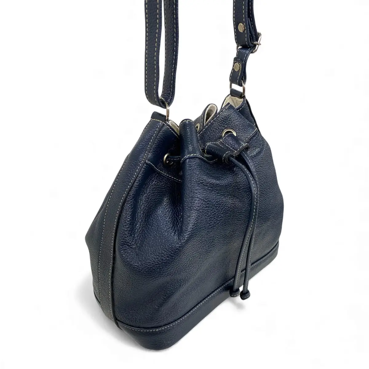 Bolsa Feminina Couro Legitimo Transversal Saco Saquinho Lisa Moda - Imagem 50