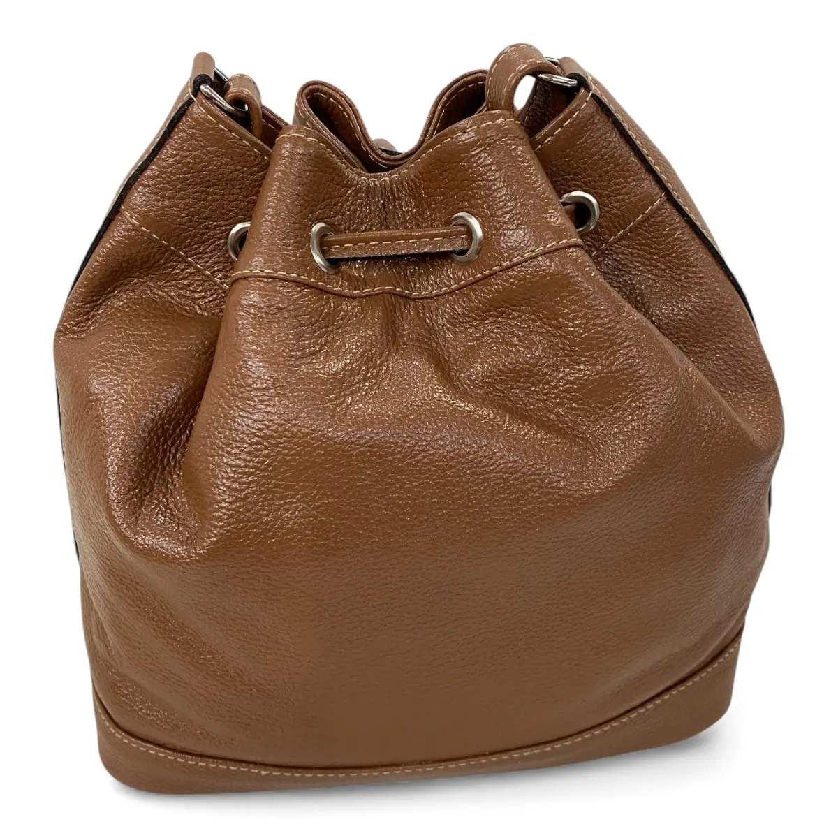 Bolsa Feminina Couro Legitimo Transversal Saco Saquinho Lisa Moda - Imagem 33