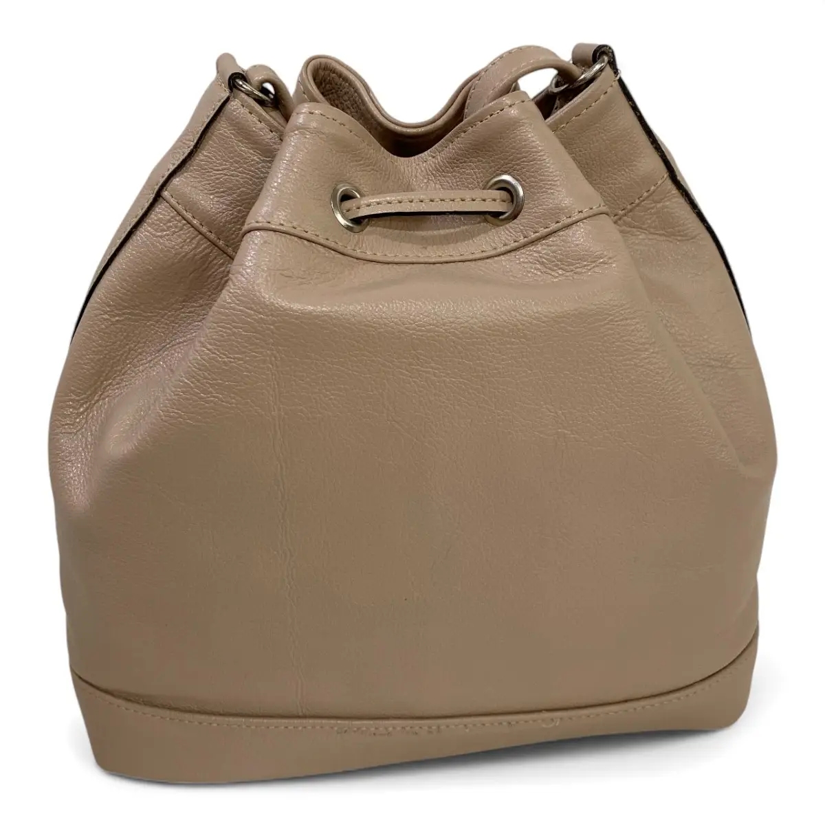 Bolsa Feminina Couro Legitimo Transversal Saco Saquinho Lisa Moda - Imagem 37