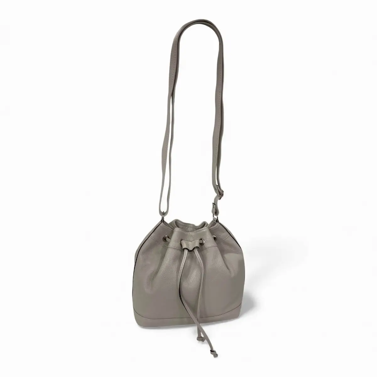 Bolsa Feminina Couro Legitimo Transversal Saco Saquinho Lisa Moda - Imagem 28