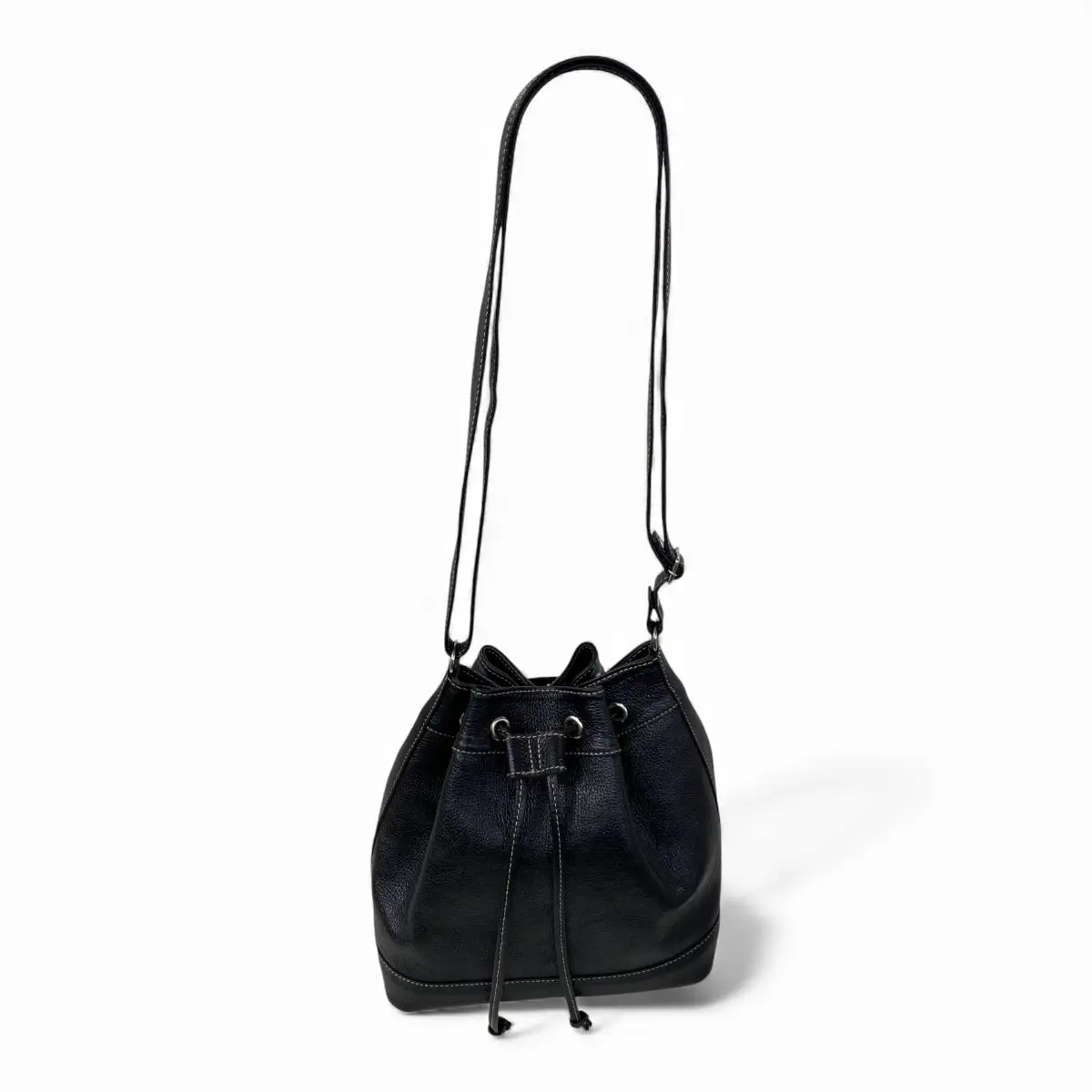 Bolsa Feminina Couro Legitimo Transversal Saco Saquinho Lisa Moda - Imagem 16