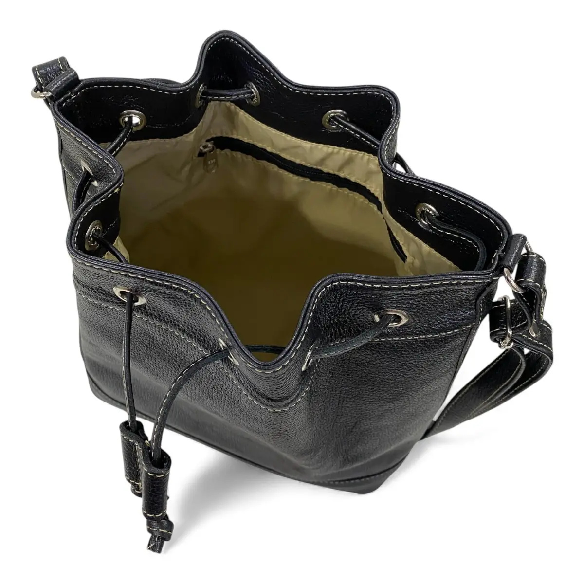 Bolsa Feminina Couro Legitimo Transversal Saco Saquinho Lisa Moda - Imagem 7