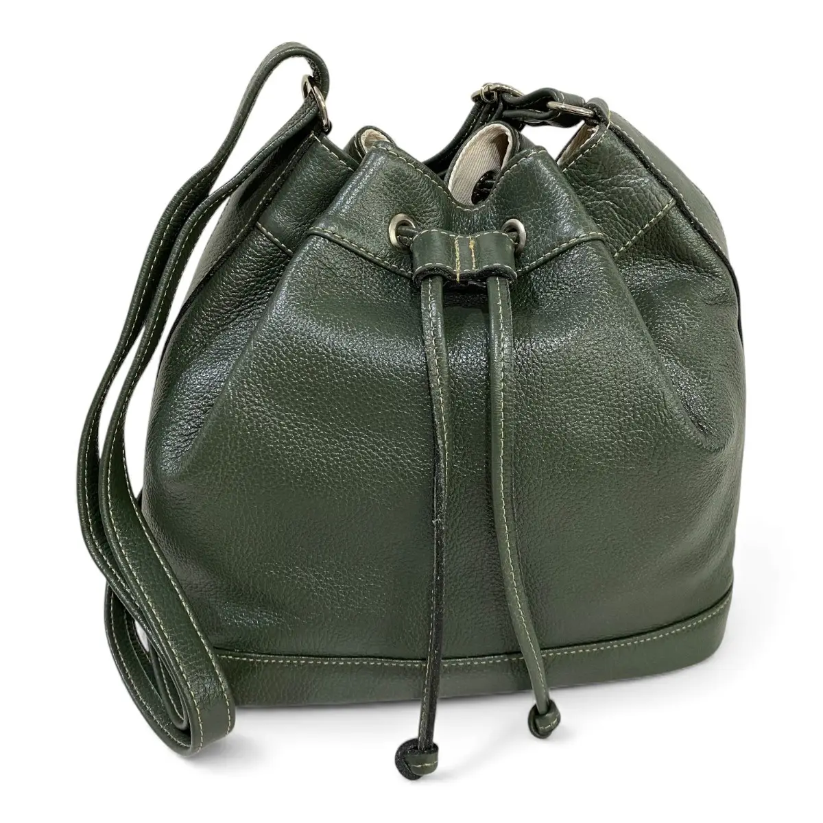 Bolsa Feminina Couro Legitimo Transversal Saco Saquinho Lisa Moda - Imagem 4