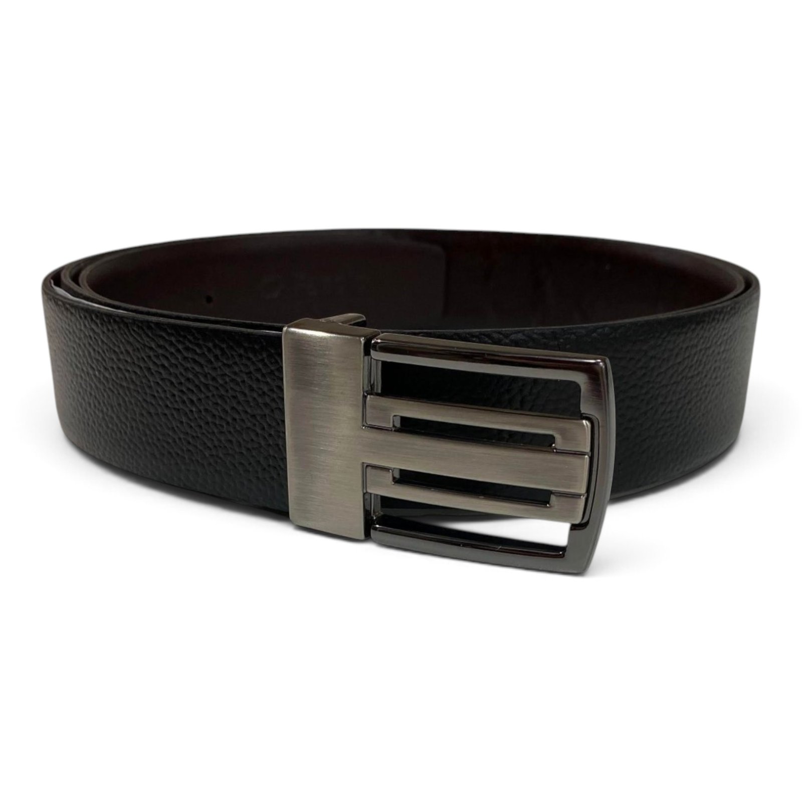 Cinto Masculino Fasolo E407 Couro Legítimo Dupla Face Original